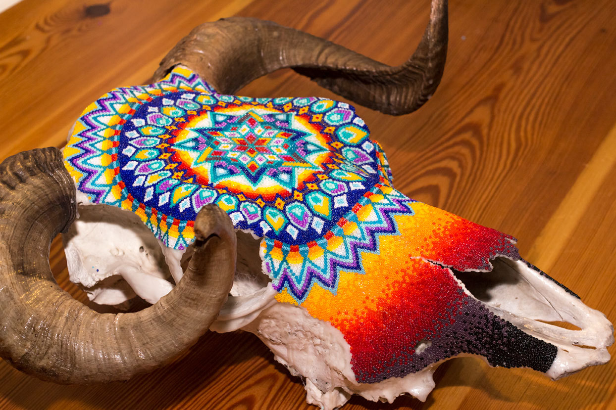 crossconnectmag:   Bead Skulls by Harrison Carter Watkins   Harrison Carter Watkins is