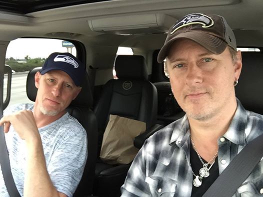 Photo of Jerry Cantrell  & his  Brother  David Cantrell