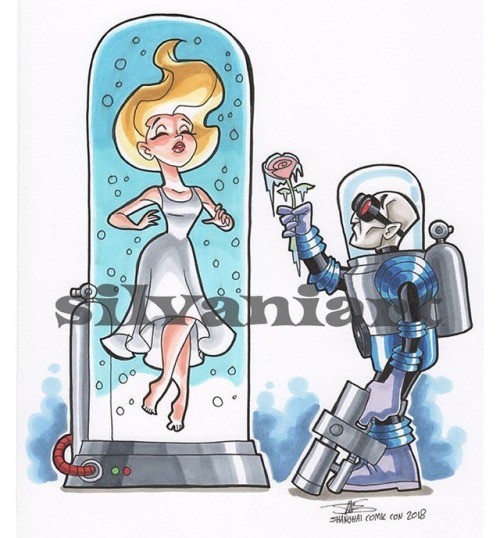 Baby, it’s cold inside.@shanghaicomiccon commission.#batmantheanimatedseries #mrfreeze #norafries ht