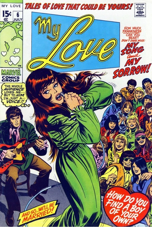 My Love #6 (1970) cover by John Buscema
