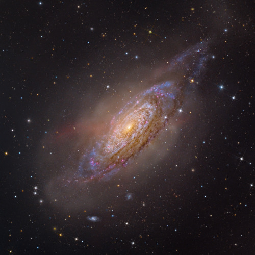  NGC 3521: Galaxy in a Bubble (NASA Astronomy Picture of the Day of May 5 of 2022) 