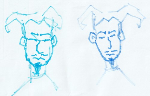 More Poshe Doodles. The Pens Were Janky But Also The Sketches Are Janky Cause I Did Them Simultaneously