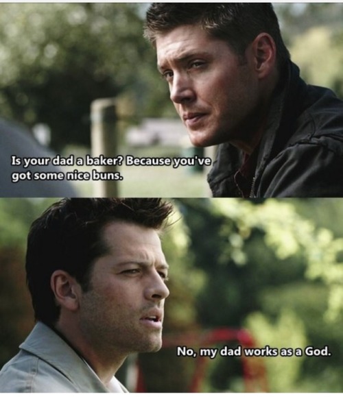 Deans flirting Cas… get on with it .. 