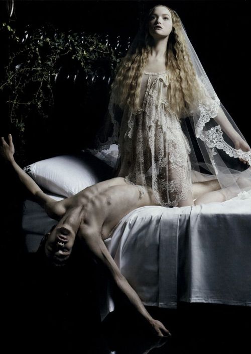 runwayandcouture: ‘Magnificent Excess’ Gemma Ward by Mario Sorrenti for Vogue Italia September 2005 