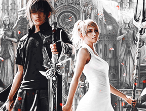 eternal-nox:  Noctis Lucis Caelum and Lunafreya Nox Fleuret  The Oracle and King should stand together always for it is they who safeguard our world.   