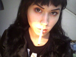 paintdeath:  just posing with unlit cigarettes..u