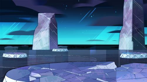 stevencrewniverse:  A selection of Backgrounds from the Steven Universe episode: Catch and Release Art Direction: Jasmin Lai Design: Steven Sugar and Emily Walus Paint: Amanda Winterstein and Ricky Cometa 