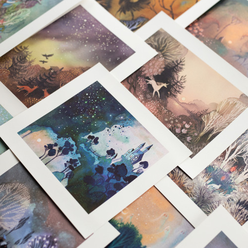 Society6 print products illustrated by Ulla Thynell