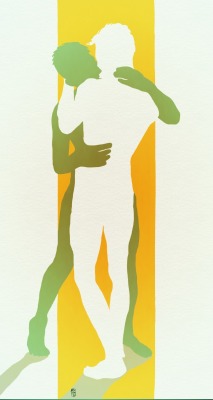 XXX kwa56-blog:Cartoon for a silkscreen print.Acrylic photo