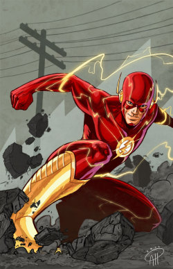 super-hero-center:  The Flash by ~deralbi