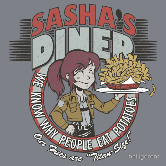 bearsatan:  A collection of my current Attack on Titan themed shirts on redbubble.