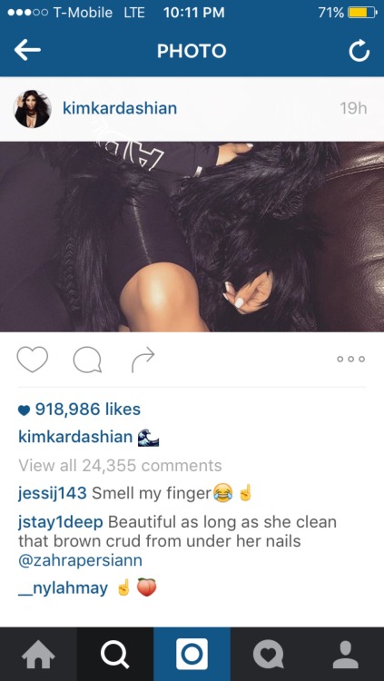 KIM K&rsquo;S INSTAGRAM COMMENT ARE WILD IM SCREAMING