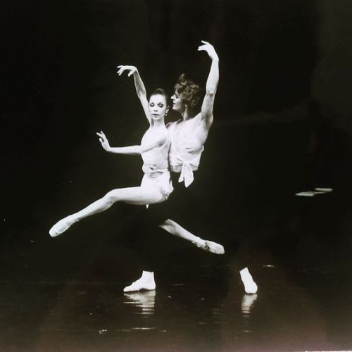galina-ulanova: Gelsey Kirkland and Mikhail Baryshnikov in Apollo (NYCB, 1975)