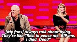 littlewonderlamb: &ldquo;I do a lot of creepy, weird things when I’m on tv
