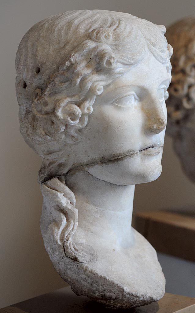 avgustaoktavia:    Bust of Agrippina the Elder.Marble. First half of the 1st century