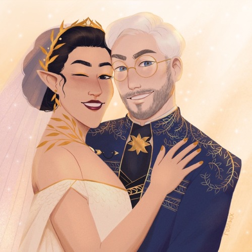 nottmygoblindaughter: ximuori: I haven’t stopped thinking about them since the wedding :&rsquo