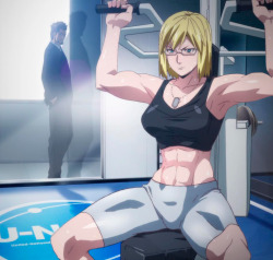 animemangamusclegirls:So, Michelle’s muscles