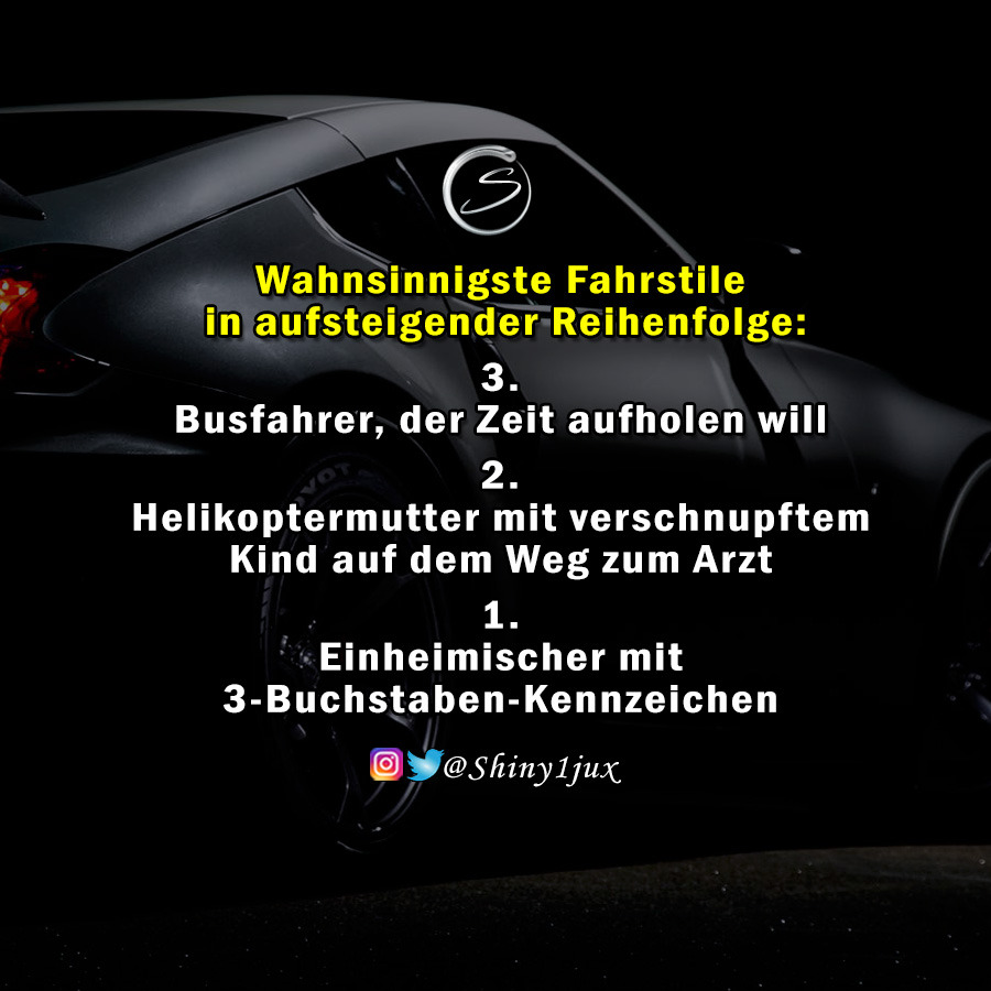 Lustige Sprüche — Kennzeichen kann vieles aussagen 👀😂
