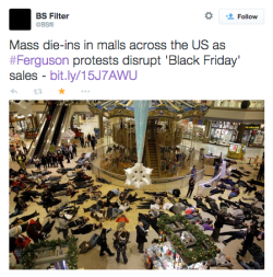 socialjusticekoolaid:  ICYMI in Ferguson (11/29/14): Protesters across the US #BlackOut Black Friday. If we don’t get it, shut it down. #staywoke #farfromover 