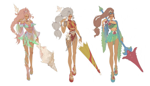 Ocean Song Nidalee & Yone Concept Art - Julia Nguyen