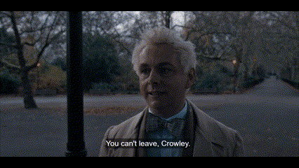 Aziraphale Can Feel The Love Someone Has Toward Other Ones (Gabriel/Bee) And Places (Paintball Field).