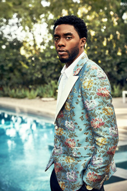 theavengers: Chadwick Boseman photographed by Art Streiber for Vanity Fair