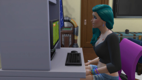 The Sims 4 (Nick x Amy) Day 31.(Image set 2 of 2).