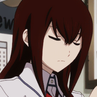 makise kurisu iconslike/reblog if you save