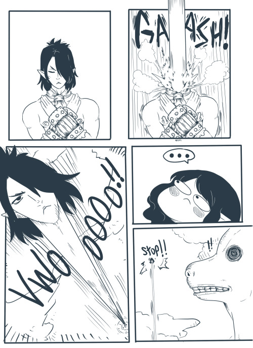 nuclearwasabi: nuclearwasabi: I love the Elezen Hero. My very first comic in this blog.Very old.