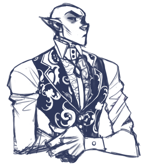 majros-mishaps: stas wearing a  vest that he probably would feel is too fancy for him but hes g