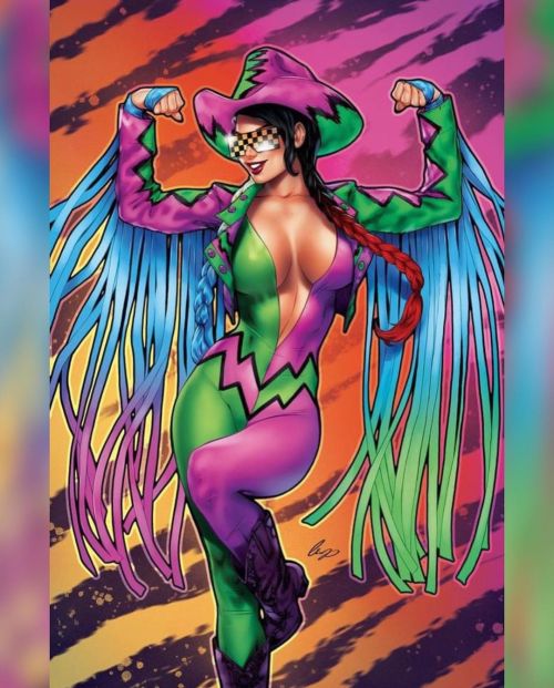 Macho Girl Hardlee Thinn Exclusive for @srcomics srcomicsinternational.com @counterpointcomics. #e