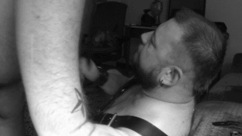 cubcakeporn:  After a little bit of puppy play time with my friend Adam in Chicago,