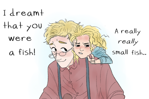 smokeyloki:epwhales:Happy Father’s Day! Don’t eat your swedish fish dad!Papa Daae for Father of Year