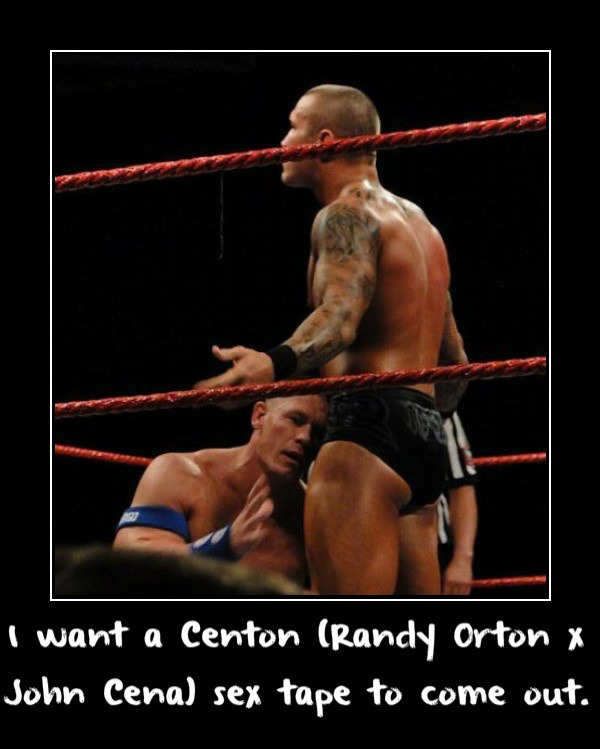 all-day-i-dream-about-seth:  wrestlingssexconfessions:  I want a Centon (Randy Orton