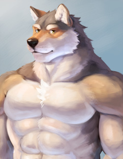 thefarewelled:  Wuff dog quickpaint