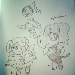 ragingrexasaurus:  Crystal gem animal crossing smilequotas designs were cute so I wanted to do my own