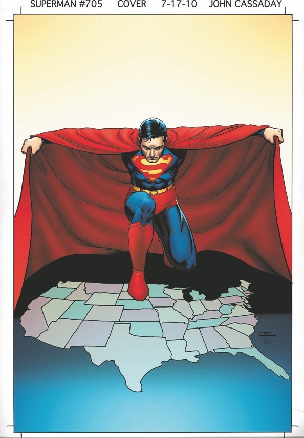 Remember this? LOL. The worst Superman cover ever.