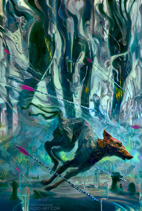 awesomedigitalart:Hunt by AldoK