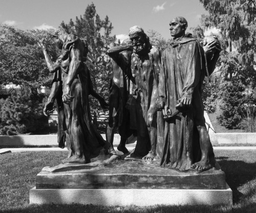 Rodin “Burghers of Calais,” Smithsonian Institution, Hirshhorn Museum Sculpture Garden, Mall, Washin