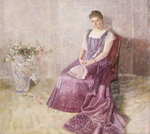 Karl Mediz - The Purple Dress