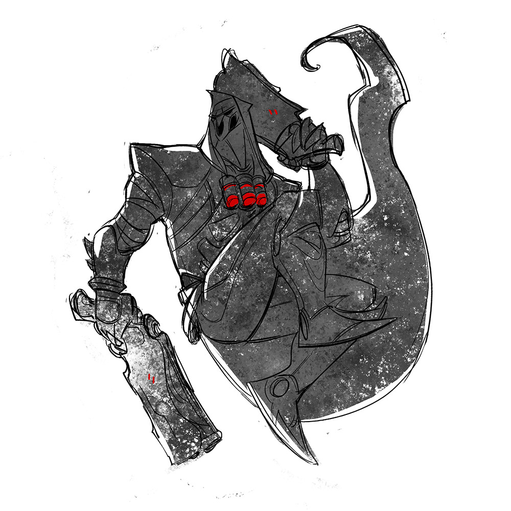 ufficiosulretro:I needed to relax so here are some lazy Reaper doodles with some
