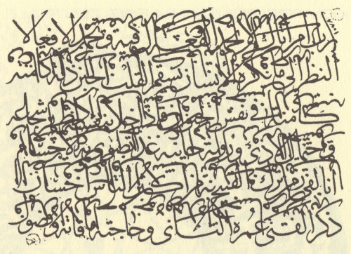 M. Celaleddin Dağistanî, Calligraphic Exercise in 2 Directions, 19th c.