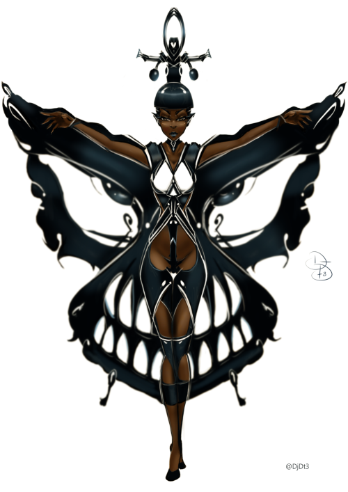 (✿◡‿◡)So I wanted to make a not so innocent black butterfly.Whatcha think?                    -DjDt3