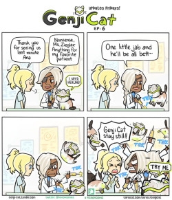 genji-cat:  Ana appears! :D 