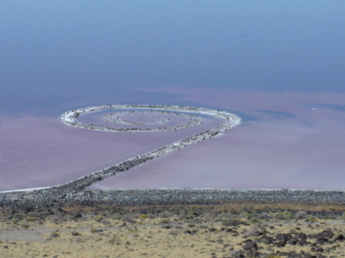 nuyorc:Robert Smithson,Spiral jetty, 1970