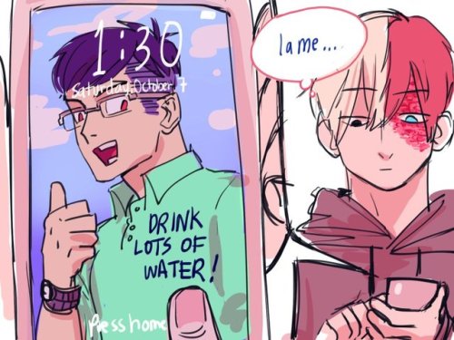 bapogichi: iida knows todoroki’s phone’s passcode and every other day he changes his loc