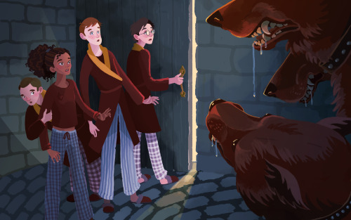 Harry Potter and the Sorcerer’s Stone Chapter 9 The Midnight Duel “They weren’t in a room, as 