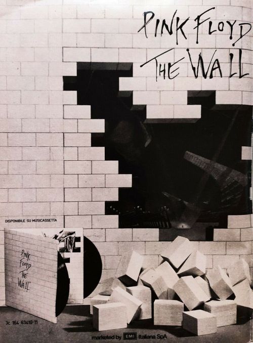 more-relics:Pink Floyd  The Wall album ads, 1979.