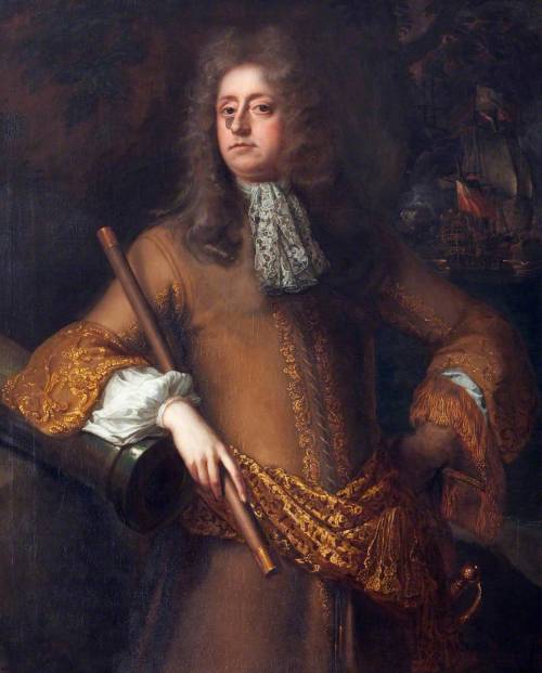 history-of-fashion:ab. 1700 John Closterman - Arthur Herbert, 1st Earl of Torrington