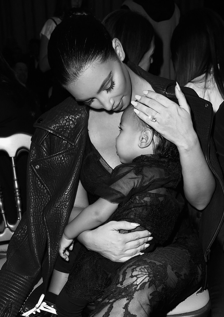 system2:  Kim &amp; North (2014) x Madonna and Child (17th century), by Il Sassoferrato.